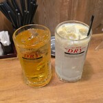 アカマル屋 - ジャスミンハイ・レモンサワーメガ