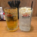 アカマル屋 - ジャスミンハイ・レモンサワーメガ