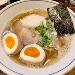 ラーメン一心 - 氷見煮干し煮玉子ラーメン\1,100