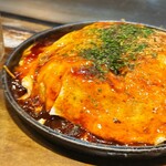 広島的鉄板酒場 鉄輝努 - お好み焼き　肉玉そば　980円