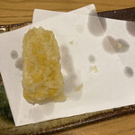 郷土料理　ちかっぱ - とうもろこしの天ぷら　6コありました