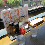 open air - カウンター上