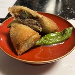 万助楼 - 牛スネ肉の春巻き