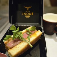 東京焼肉いのうえ 銀座店 - ヒレカツサンド