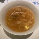 TAO-LI ～桃李～ - 鱧と紅ズワイ蟹のスープ