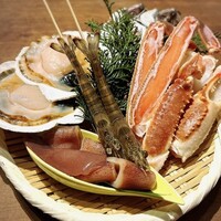 貝鮮焼き　蟹