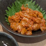 魚力寿司 - つぶ貝のチャンジャ