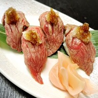 特選ブランド和牛和牛炙りにぎり