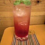 上州地粉うどん まつもと - 赤紫蘇ジュース