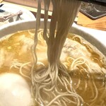 とりやき八 - ストレート極細麺