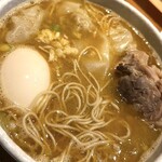 とりやき八 - にんにく　ぶつ切りトッピング