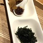 とりやき八 - 薬味セット