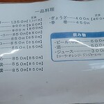 すいけん - メニュー