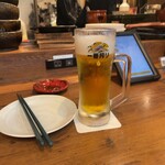 酒菜マサイチ - 生ビールは一番搾り