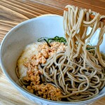手打ち蕎麦 鶴 - 納豆とろろそば