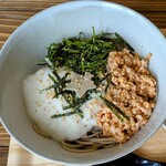 手打ち蕎麦 鶴 - 納豆とろろそば