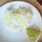 手打ち蕎麦 鶴 - 薬味