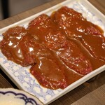 牛タンと馬肉とクリスピー餃子 ひまわり［精］ - 焼桜鍋　盛合せ　とろろ卵黄付
