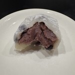 虎ノ門 岡埜榮泉 - もちもちすぎて上手く割れませんでした(T_T)