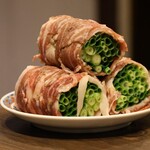 牛タンと馬肉とクリスピー餃子 ひまわり［精］ 人形町店 - ネギ巻き