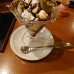 ファミリーレストラン パンダ - チョコパフェ。