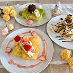 Pom cafe - 季節のクレープ各種