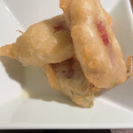 ダニエルズソーレ - ハラペーニョと生ハムのフリット¥418 (ハラペーニョ美味しいけど激辛だよ)