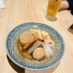 炉端とおでん 呼炉凪来 - 最初のおでん