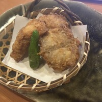 いけす無門 新宿 - フグの唐揚げ