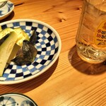 立ちすし酒場さしす - 水茄子とハイボール