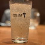 炭火焼肉　仁 - 響 HIBIKI ハイボール 1,200円。