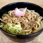 ぷらっとぴっと 7・8番ホーム - かしわうどん(500円)
