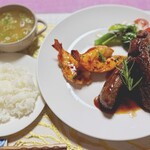 La table en fête NAKAO - スペアリブと海老のプロヴァンス