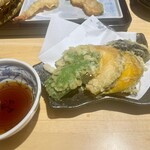 生そば あずま - 野菜の天ぷら