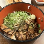 山神山人 - セットのミニチャーシュー丼