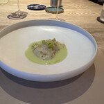 Itsuki - ◆三重　真鯛のカルパッチョ
      愛知の新銀杏のソース　新銀杏の季節は短い、時を捉えた御料理ですね。