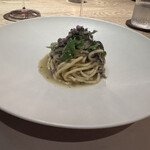 Itsuki - ◆島根　高津川の天然鮎
      万願寺とうがらし、ディル等ハーブを加えたパスタ　