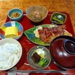 京都一の傳  - 天恵美豚の麹みそ焼定食