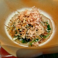 京都一の傳  六本木ヒルズ店 - ほうれん草としらすの和え物