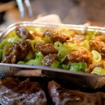 ゆきだるま 中野部屋 - ピリ辛ラムスジ肉ホイル焼き