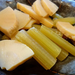 味安 - 「ふきと筍」煮