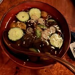 粥茶屋 写楽 - 圧巻の、冷やし夏野菜の出汁漬け