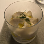 イタリアン オット - 毛ガニと塩のパンナコッタビシソワーズのムース仕立て　スペシャリテ