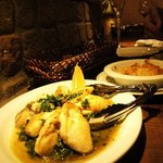 バール　バゲット - 牡蠣とホウレンソウのアンチョビ風味