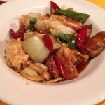 台湾料理 ごとう - 鶏とバジル炒め