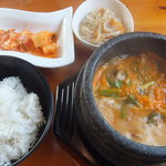 にんじんの家 - ☆チゲ定食☆ランチパスポート１０