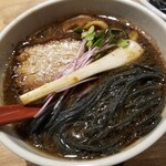 R+ 隠れ家すぎるラーメン屋 - 山椒東京ブラックXつけそば（2025年5月）