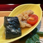 逸品さかい - 鱧の南蛮漬と茄子の揚げ浸しにと小蕃茄