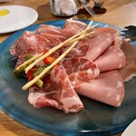 バルバ ビアンカ - プロシュート・ディ・パロマ　自家製赤崎牛ハム