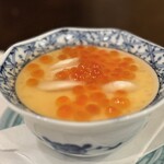 築地 いま津 - イクラと白子の茶碗蒸し